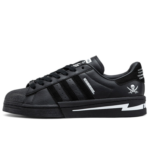 Adidas Superstar x Neighborhood Black White