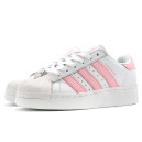 Кроссовки Adidas Superstar Platform 2W White Pink