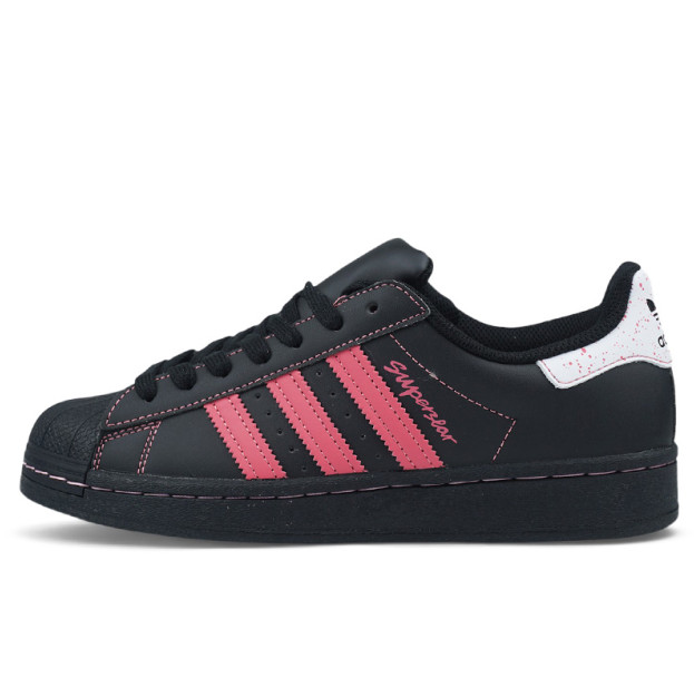 Adidas  Superstar Black Scarlet Pink IE2999