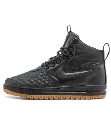 Nike Lunar Force 1 Duckboot 17 Black Gum З ХУТРОМ