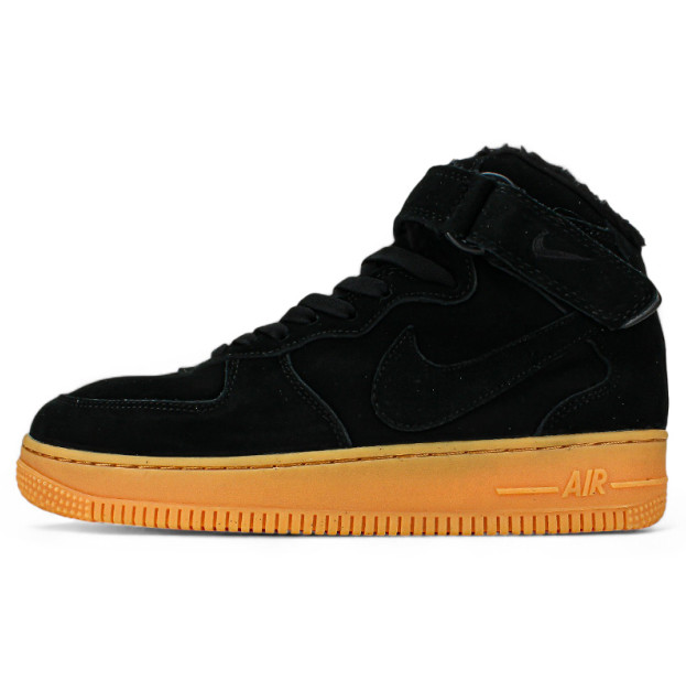 Nike Air Force 1 High Black Gym С МЕХОМ