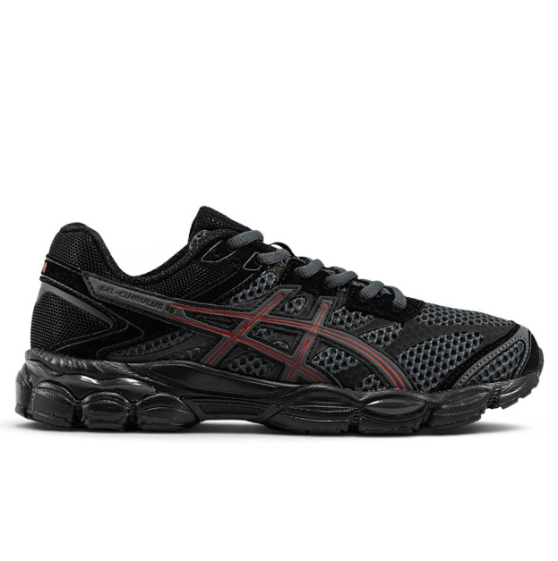 Asics Gel Cumulus 16 Black Grey Red