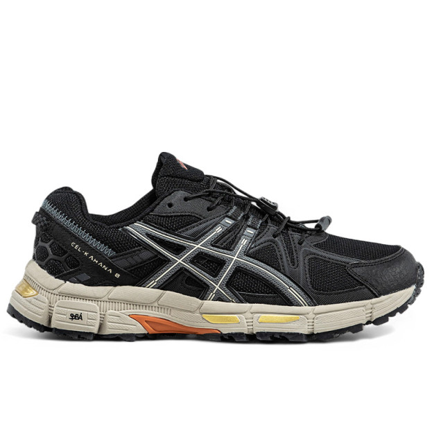 Asics Gel Kahana 8 Gore-Tex Cordura Black Beige Orange Winter Termo