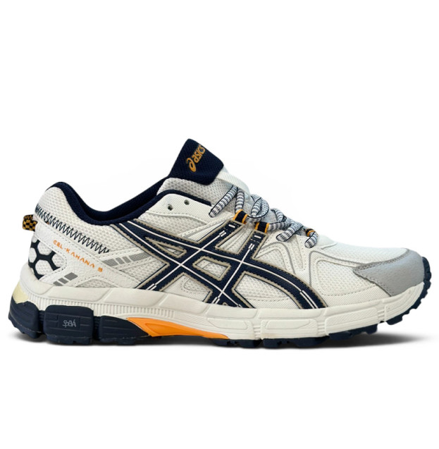 Asics Gel-Kahana 8 White Black Orange