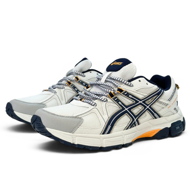Asics Gel-Kahana 8 White Black Orange