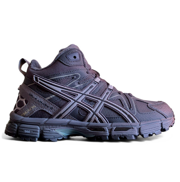 Asics Gel Kahana 8 High Black Grey С МЕХОМ