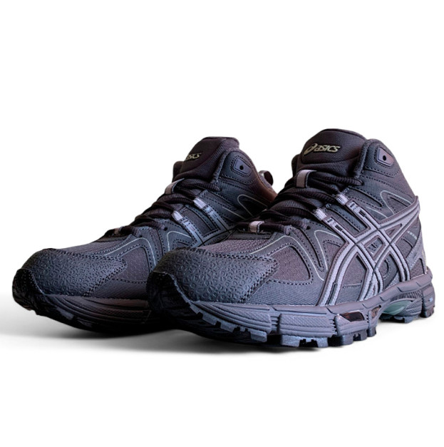 Asics Gel Kahana 8 High Black Grey С МЕХОМ