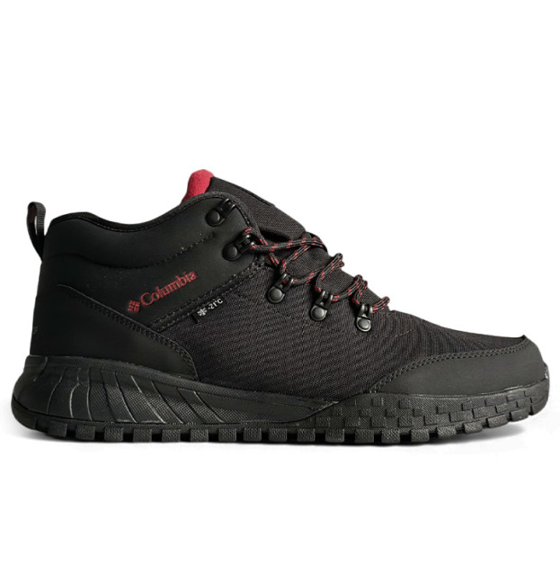 Columbia Fairbanks Waterproof Gore-Tex Mid Black Red