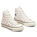 Кеды Converse High Chuck 70 Embroidered Lips High Love Me Vintage White