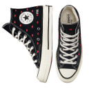 Оригінал Кеди Converse High Chuck 70 Embroidered Lips High Love Me Black