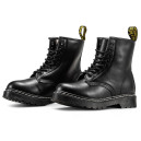 Ботинки Dr. Martens 1460 Smooth Leather Lace Up Boots Black С МЕХОМ
