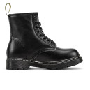 Купить Dr. Martens 1460 Smooth Leather Lace Up Boots Black С МЕХОМ FKS2354973