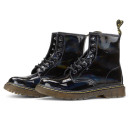 Ботинки Dr. Martens 1460 Patent Leather Lace Up Boots Black С МЕХОМ