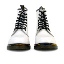 Оригінал Dr. Martens 1460 Smooth Leather Lace Up Boots White З ХУТРОМ