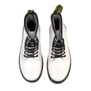 Dr. Martens 1460 Smooth Leather Lace Up Boots White З ХУТРОМ 2355107