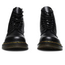 Оригінал Dr. Martens 1460 Smooth Leather Lace Up Boots Black Two З ХУТРОМ