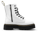 Придбати Dr. Martens Jadon Smooth Leather Boots Zip White FKS2354970