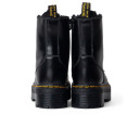 Оригинал Dr. Martens Jadon Hi Fur-Lined Smooth Leather Platform Boots Black С МЕХОМ