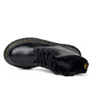 Dr. Martens Jadon Hi Fur-Lined Smooth Leather Platform Boots Black С МЕХОМ 2358934
