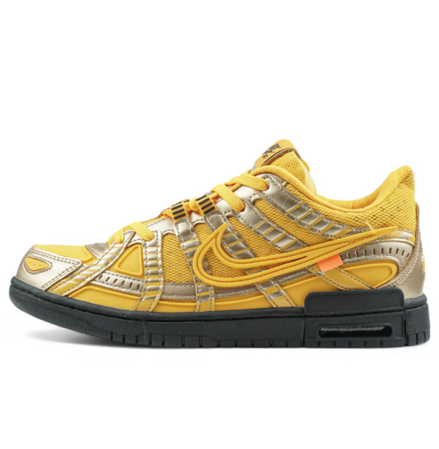 Nike Air Rubber Dunk x Off-White University Gold CU6015-700