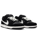 Кросівки Nike SB Dunk Low Black White Two З ХУТРОМ