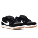 Кросівки Nike SB Dunk Low Black White Gum З ХУТРОМ
