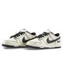 Кросівки Nike SB Dunk Low x Supreme Double Swoosh Beige Black
