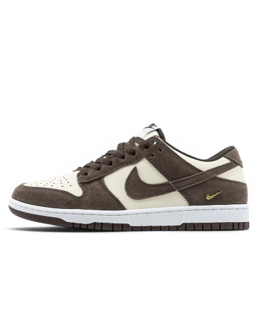 Nike Dunk Low Light Orewood Baroque Brown Mini Swoosh