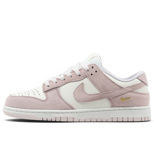 Nike Dunk Low Sail Pearl Pink Mini Swoosh IO4244-100