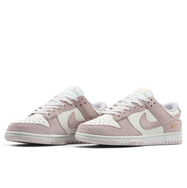 Nike Dunk Low Sail Pearl Pink Mini Swoosh IO4244-100
