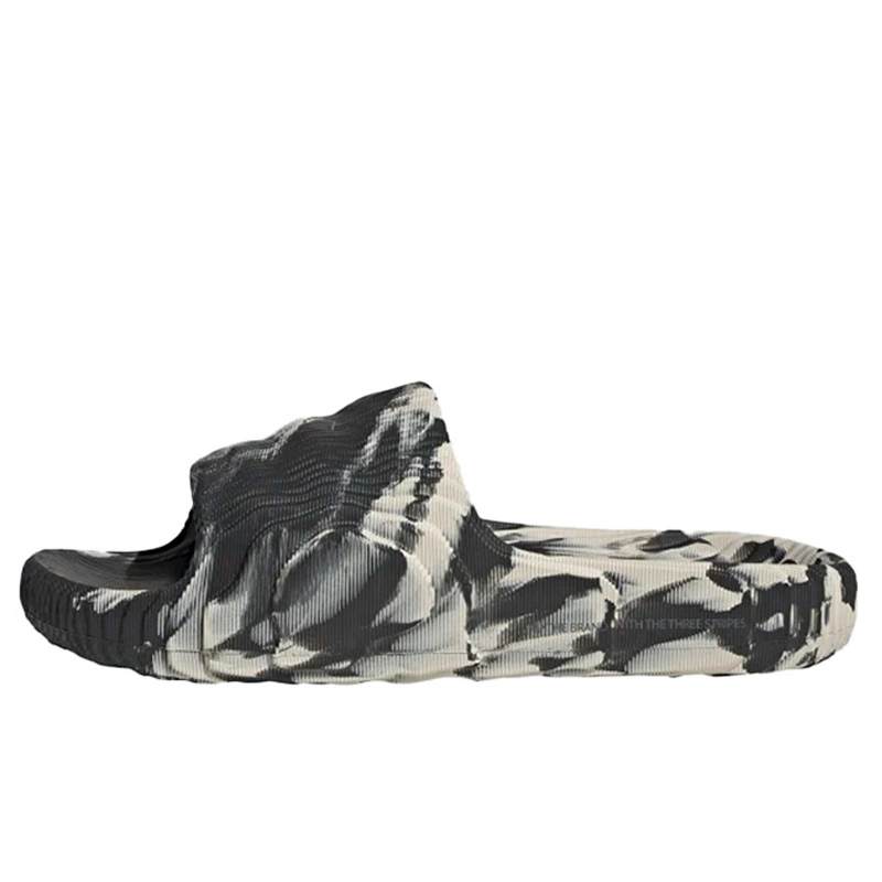 Adidas Adilette 22 Slides Carbon Aluminium GX6947