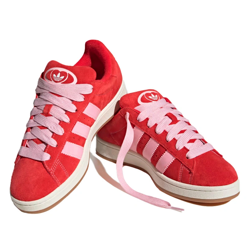 Adidas campus red suede clearance