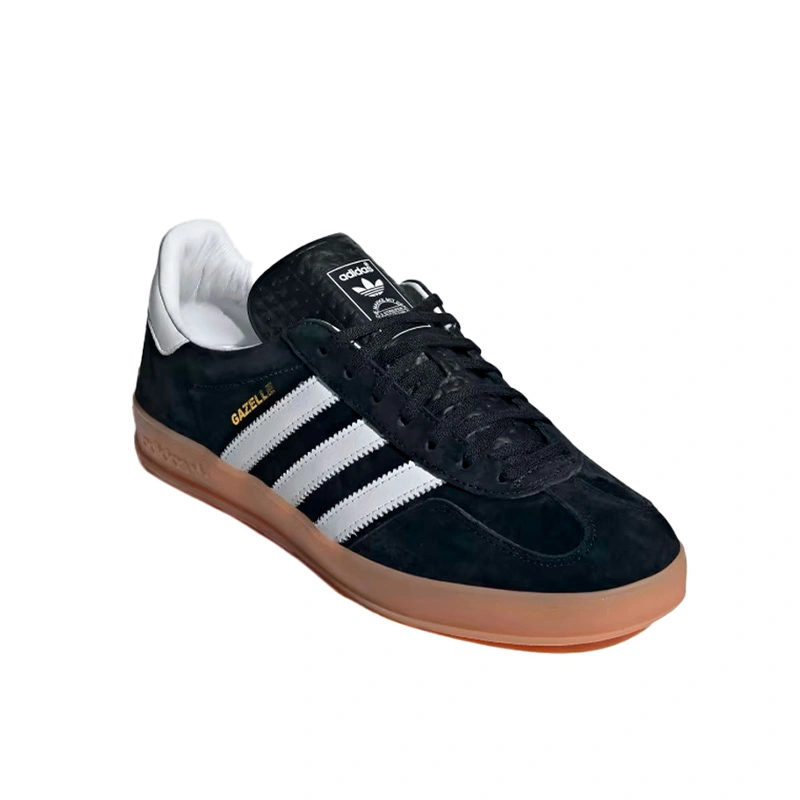 Adidas Gazelle Black White Gum H06259 FKS2350106 Footers