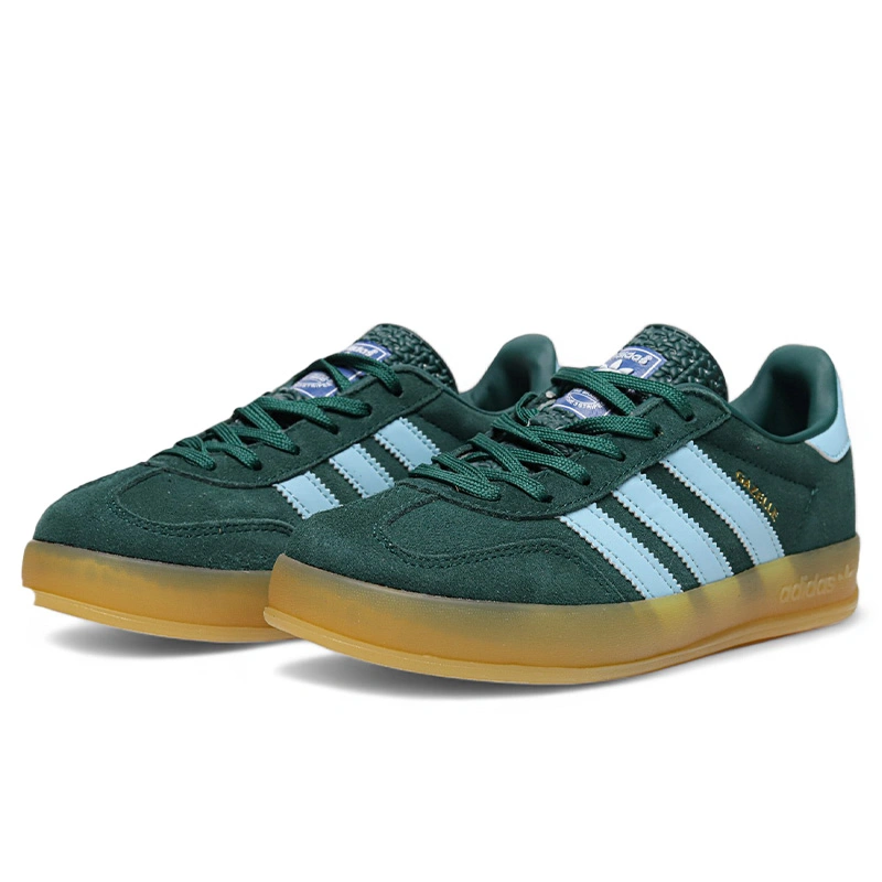 Adidas gazelle yellow green best sale