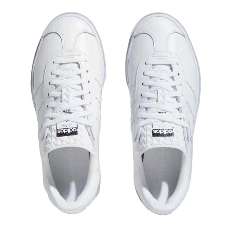 Adidas gazelle triple white cheap