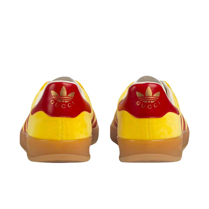 Adidas gazelle red and yellow cheap