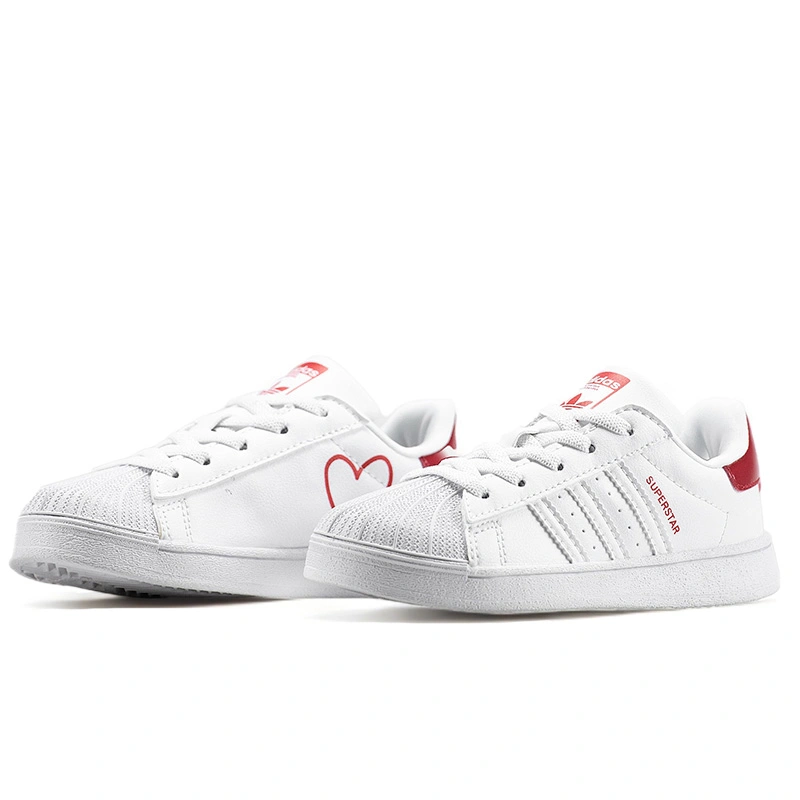 Adidas Superstar White Red FKS2351796 Footers