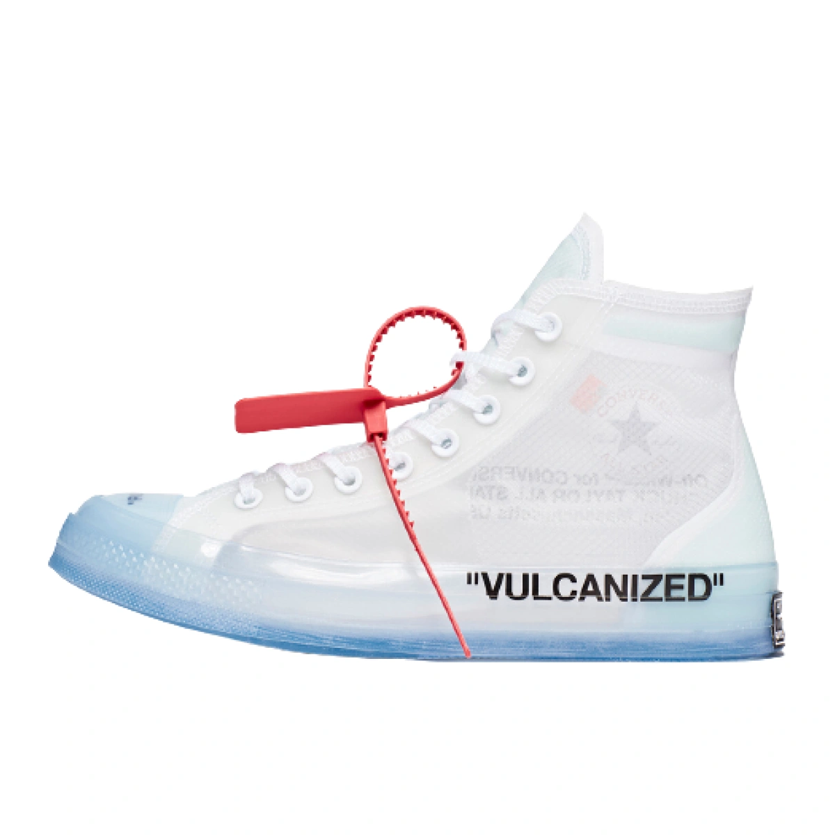 Vulcanized converse x off white on sale