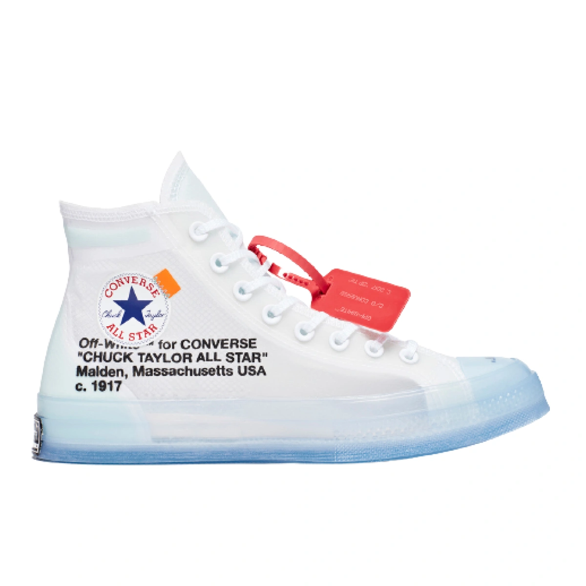 Off White x Converse Chuck Taylor All Star Vulcanized Hi 162204C FKS2023 buy with delivery Footers