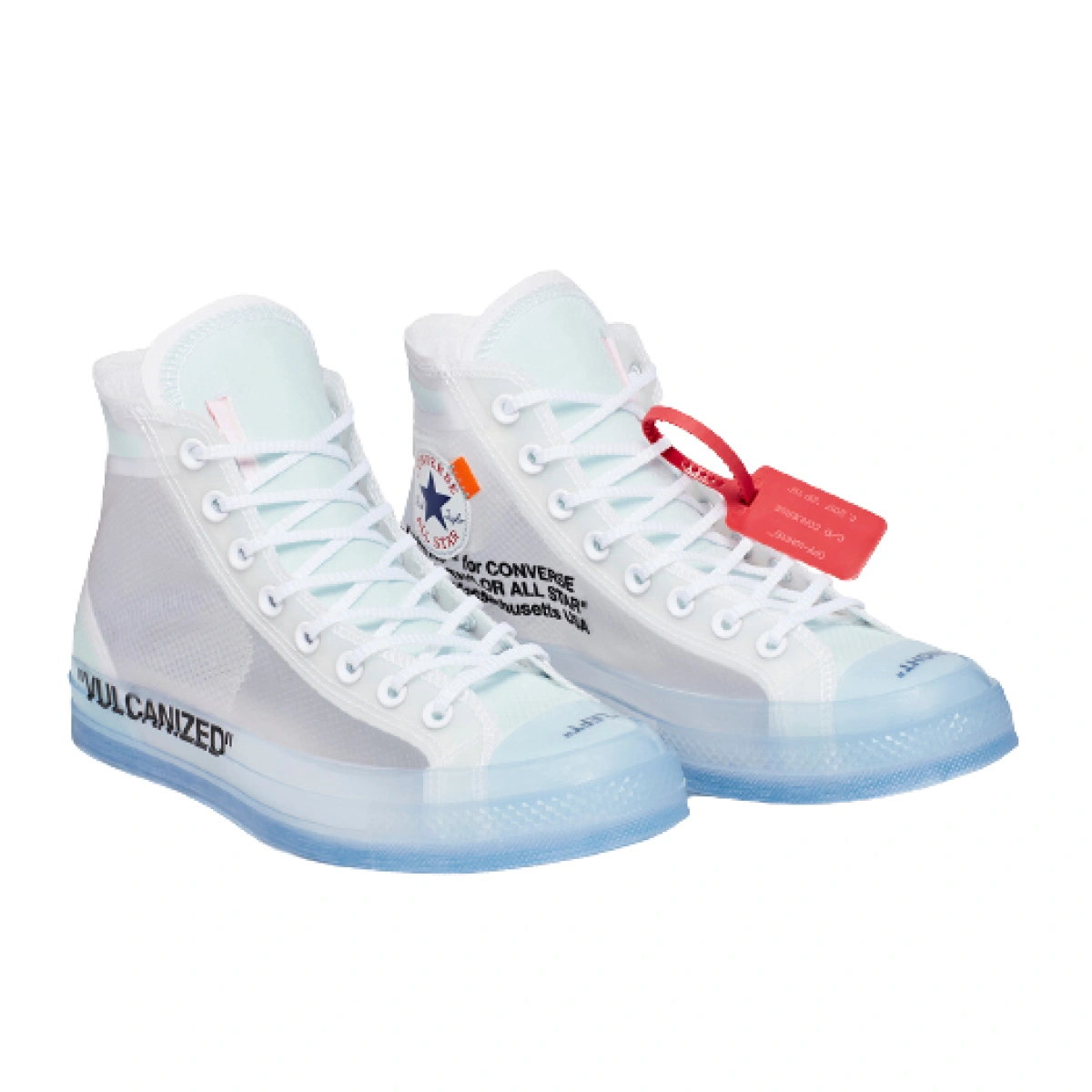 Off White x Converse Chuck Taylor All Star Vulcanized Hi 162204C FKS2023 buy with delivery Footers