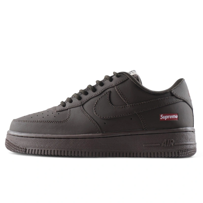 Nike Air Force 1 Low Supreme Brown FKS2354592 Footers