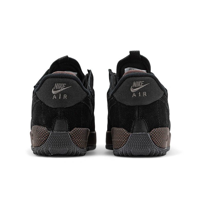 Nike air force black velvet best sale