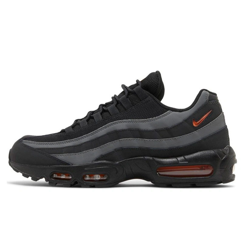 Grey orange air max 95 deals