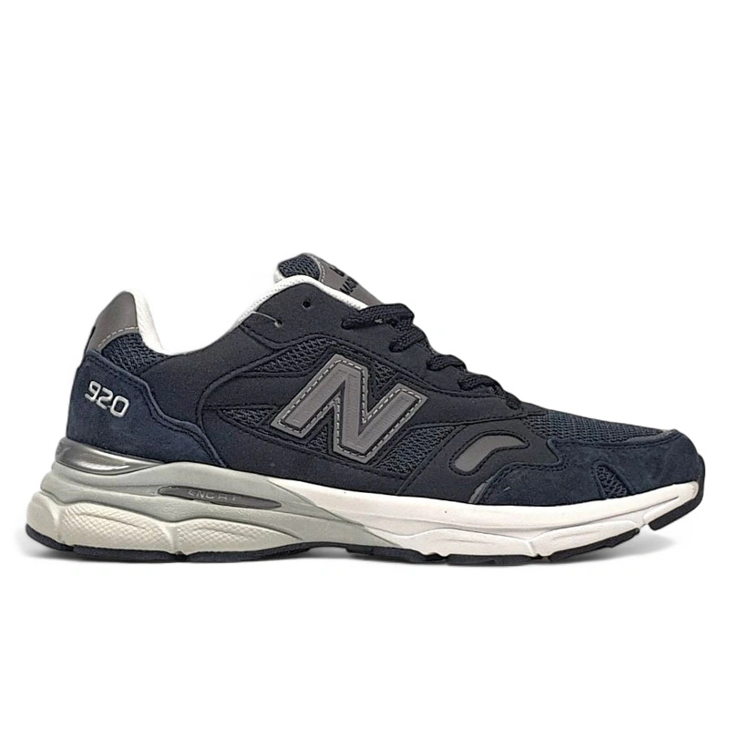 Grey white new balance top