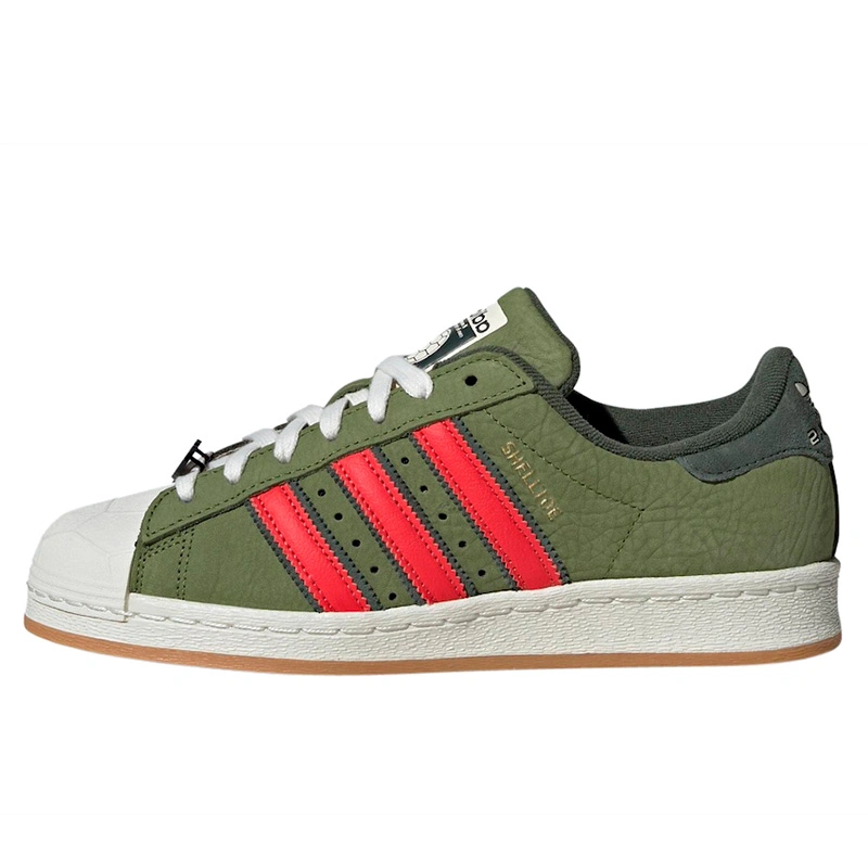 Red and white shell top adidas deals