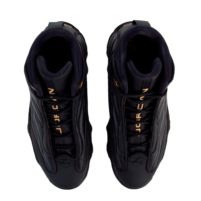 Jordan pro strong black metallic gold online