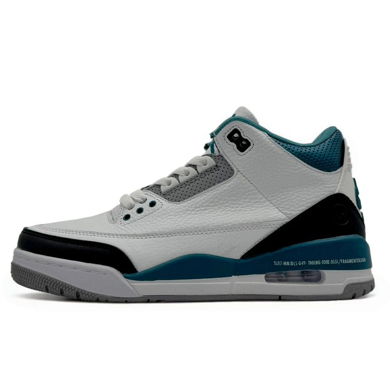 Jordan 3 Retro White Blue Black FKS2351893 Footers