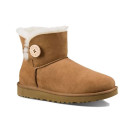 Купить UGG Classic Mini Bailey Button Bling Chestnut FKS2351225