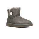 Черевики UGG Classic Mini Bailey Button Bling Grey