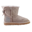 Придбати UGG Classic Mini Bow II Beige Swarovski FKS2351236
